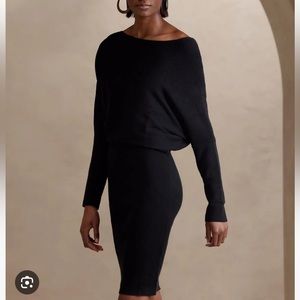Banana Republic off the shoulder sweater dress